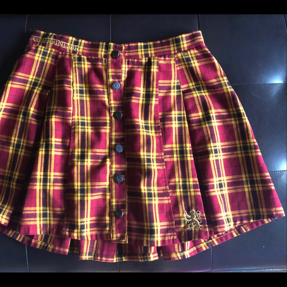 Gryffindor pleated skirt